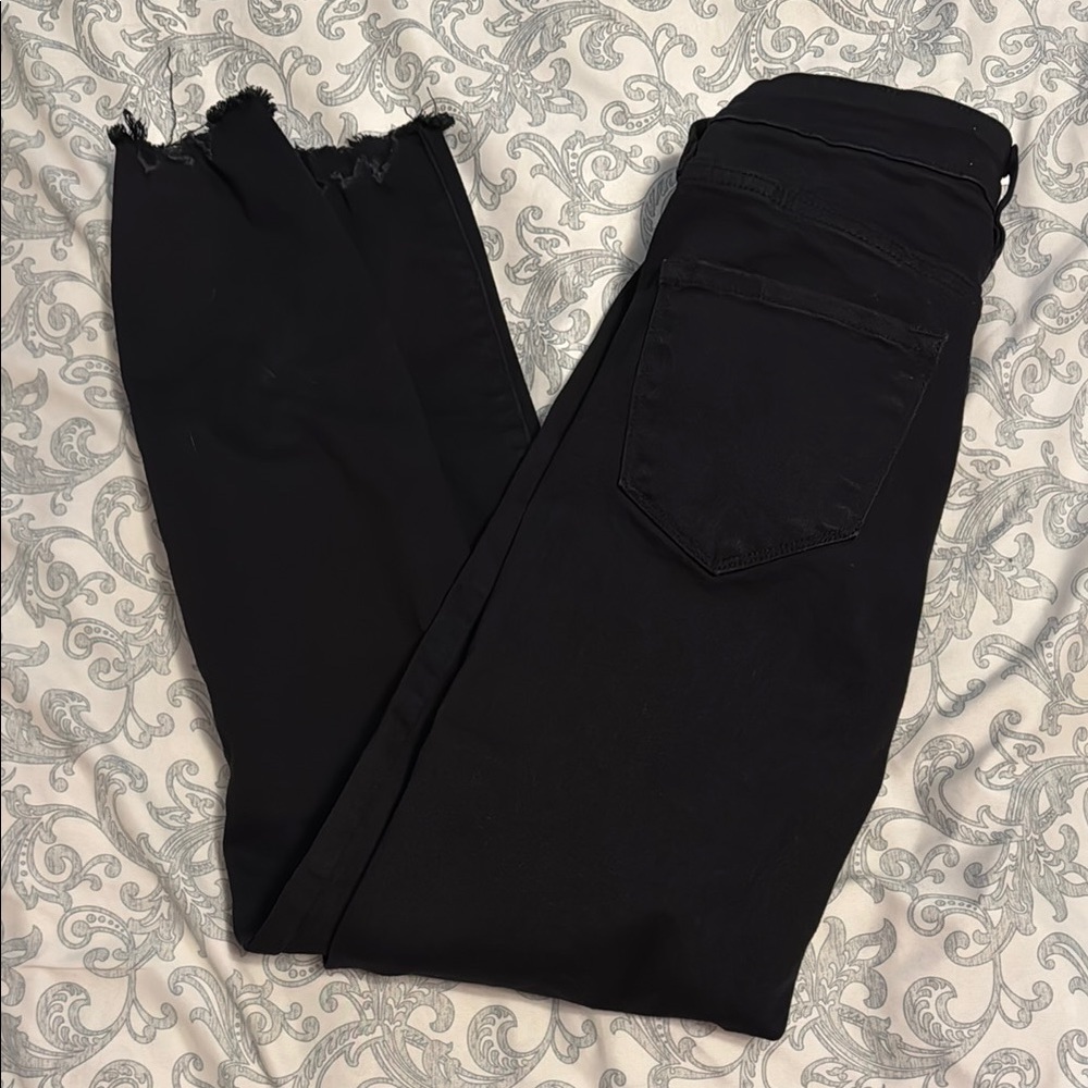 KanCan- Black Ankle Cropped Jeans Slim Fit